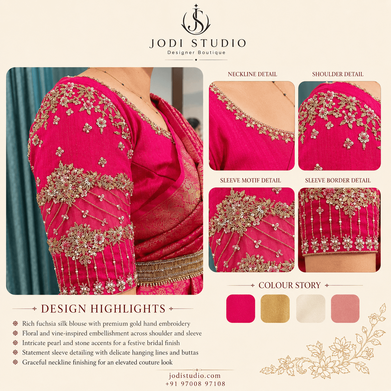 Elegant Fuchsia Blouse