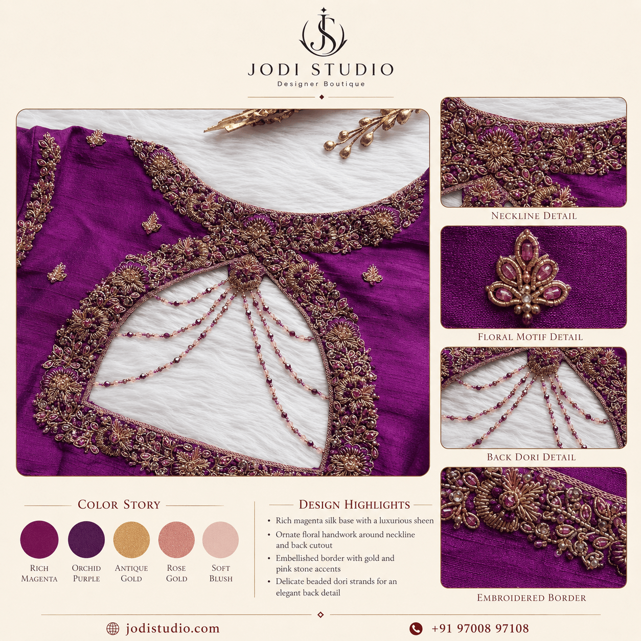 Regal Magenta Elegance