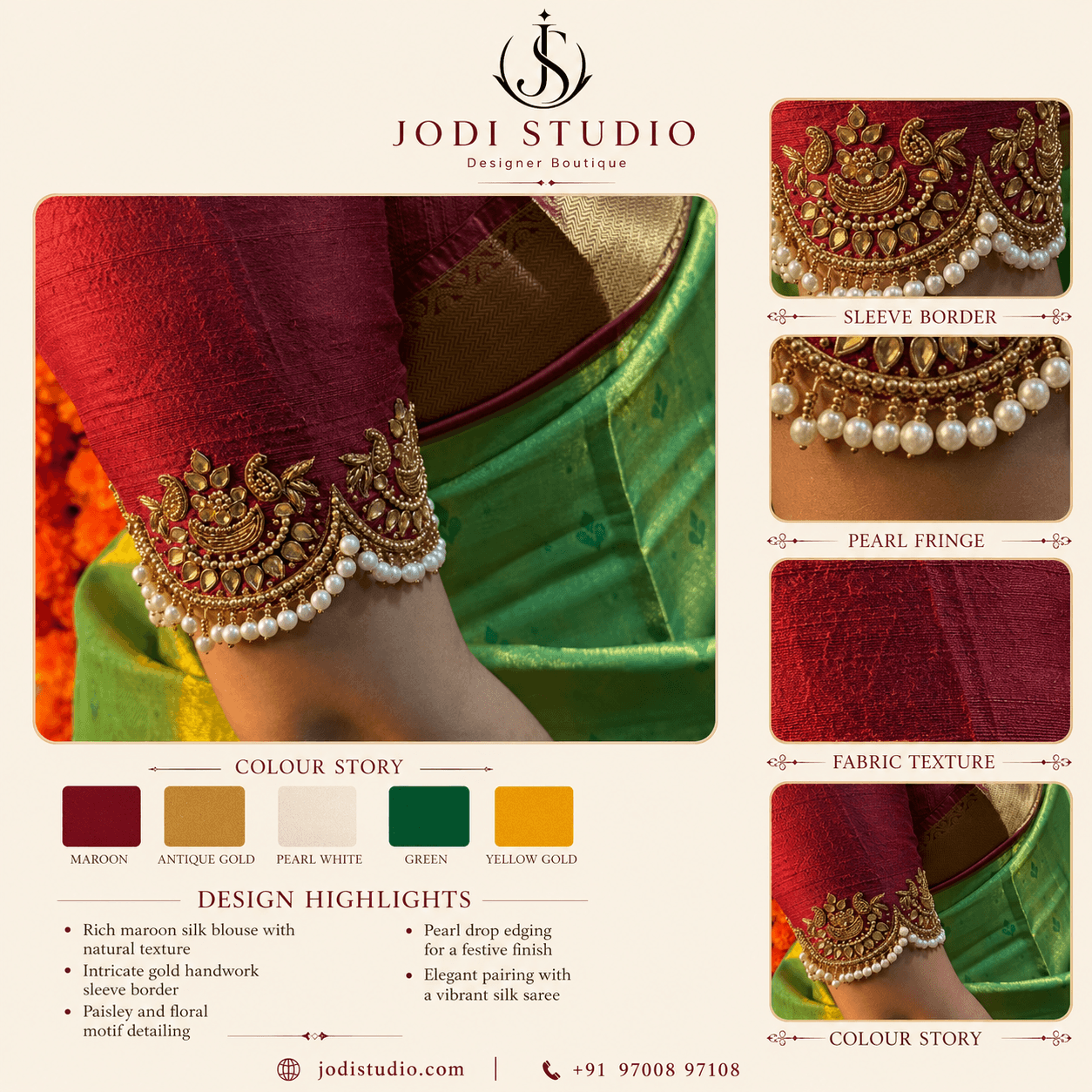 Regal Maroon Elegance