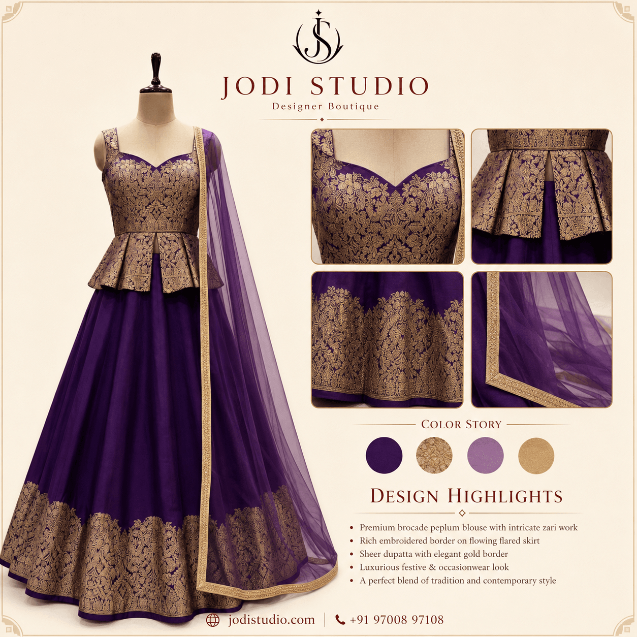 Regal Purple Elegance