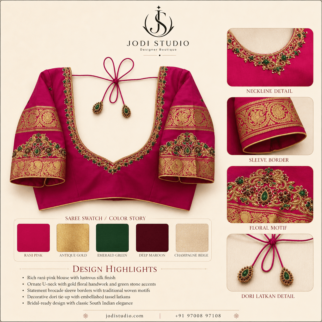 Regal Rani Pink Blouse