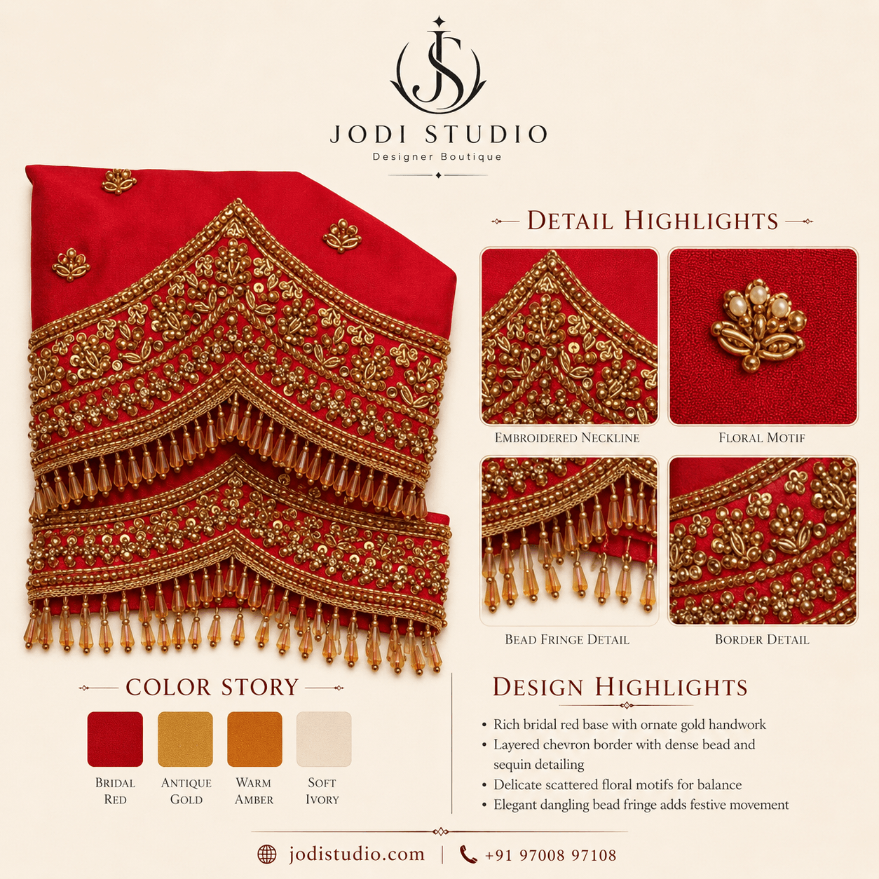 Regal Red Bridal Elegance