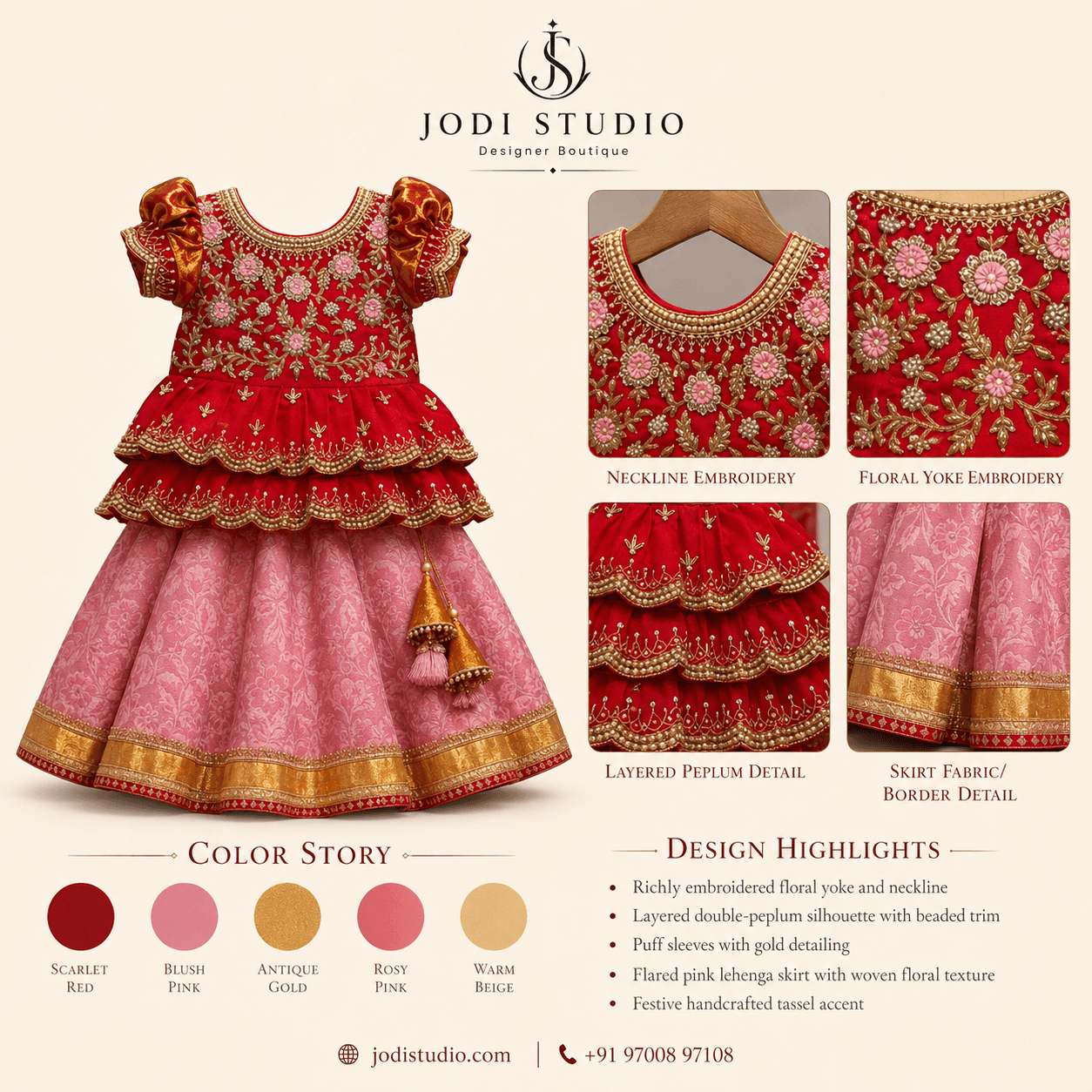 Regal Scarlet Ensemble