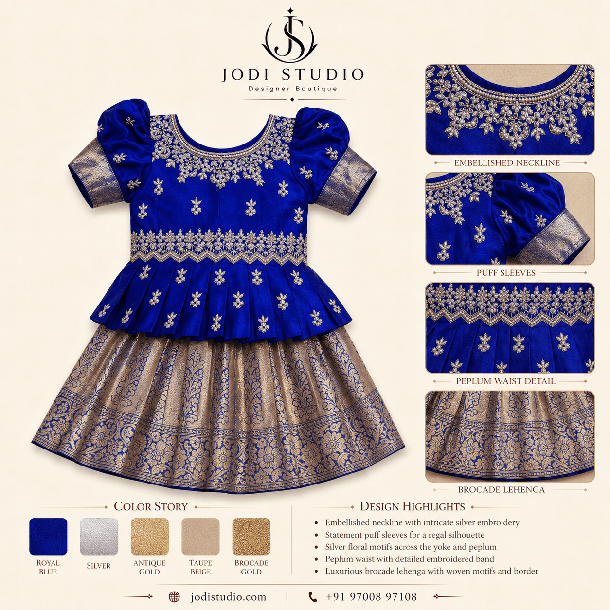 Royal Blue Elegance