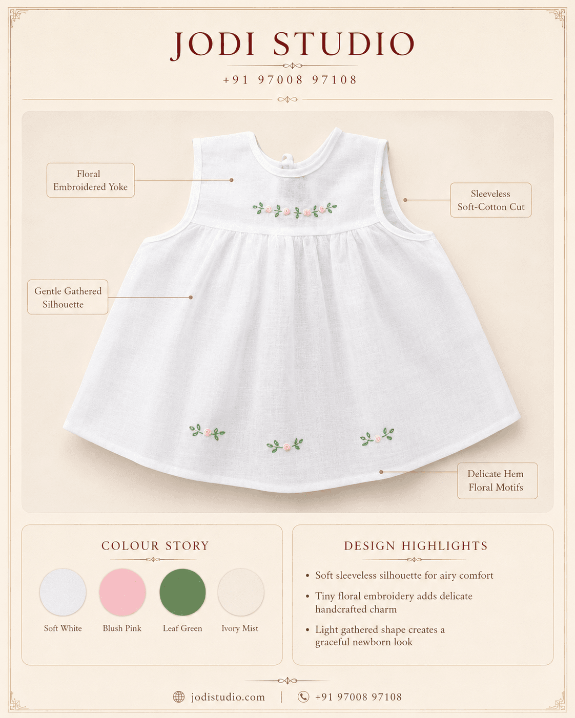 Charming Newborn Dress