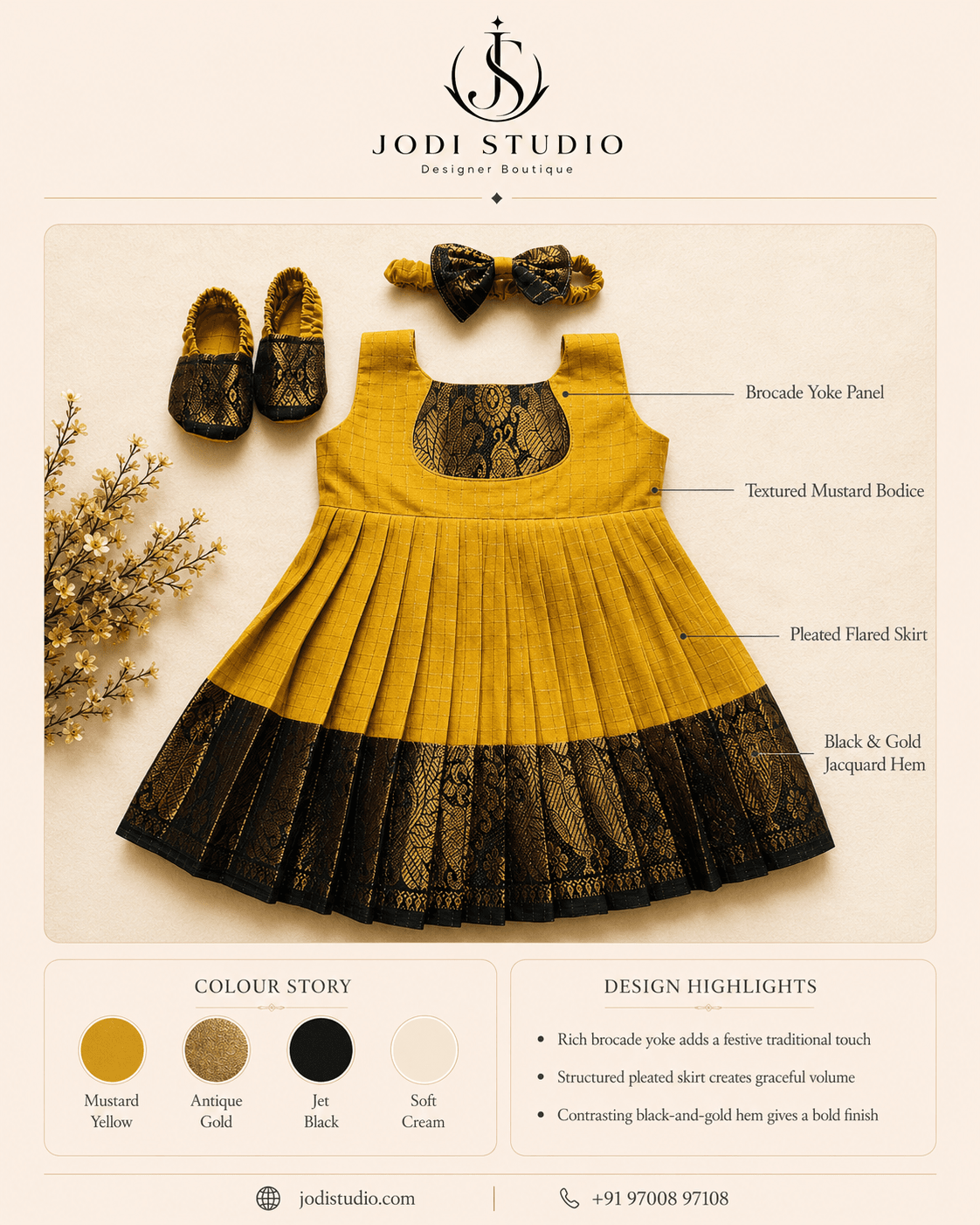 Elegant Mustard Ensemble