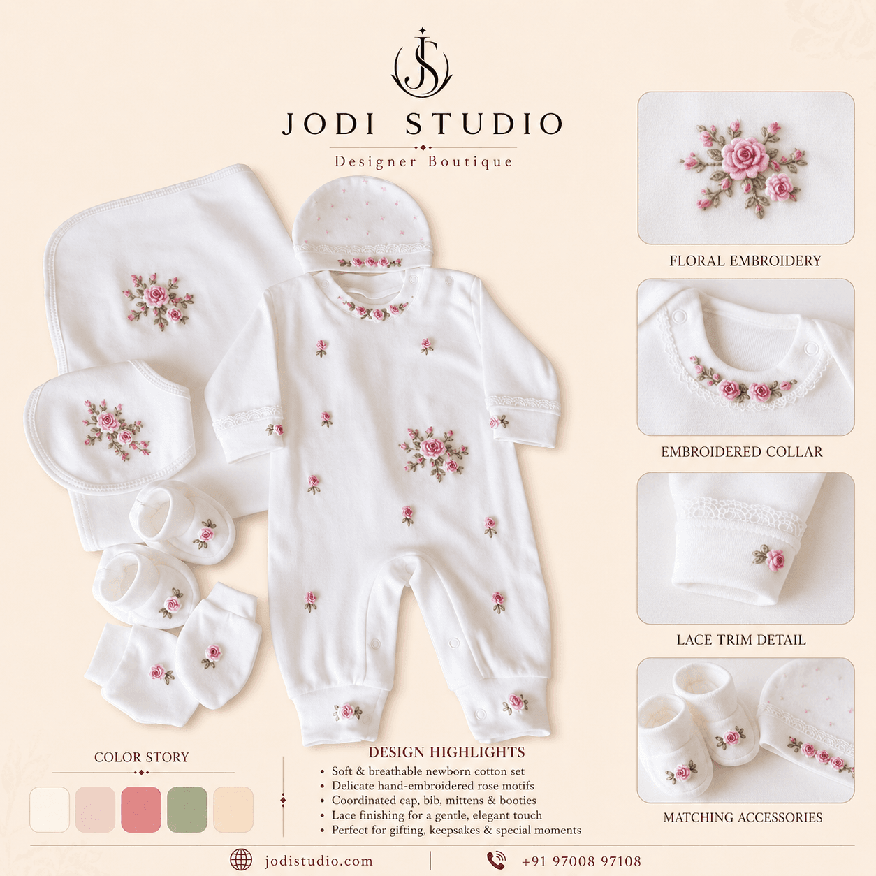 Floral Baby Ensemble
