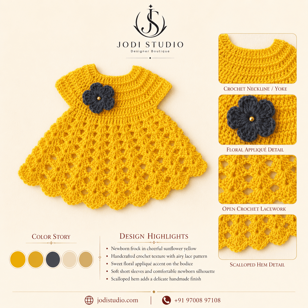 Sunny Delight Baby Frock