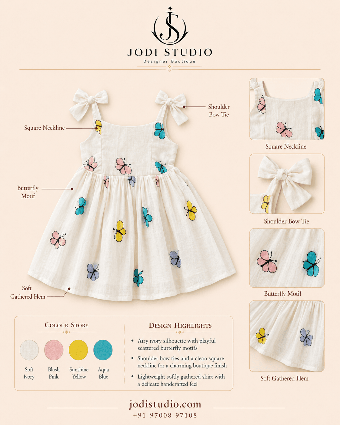 Whimsical Butterfly Dress